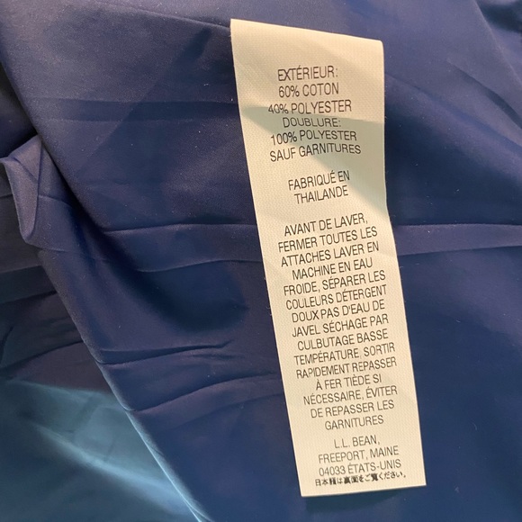 *NWT* L.L. Bean Crosstown Trench Coat - Picture 11 of 11